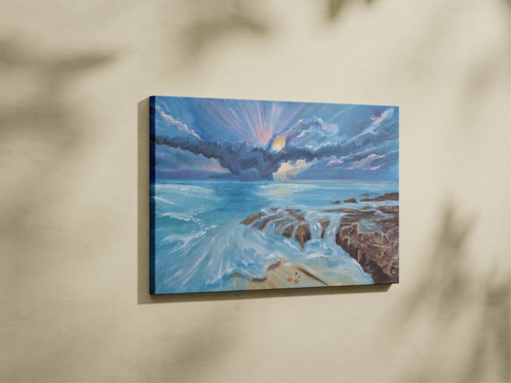 Mockup mit "Ruhe vor dem Sturm"