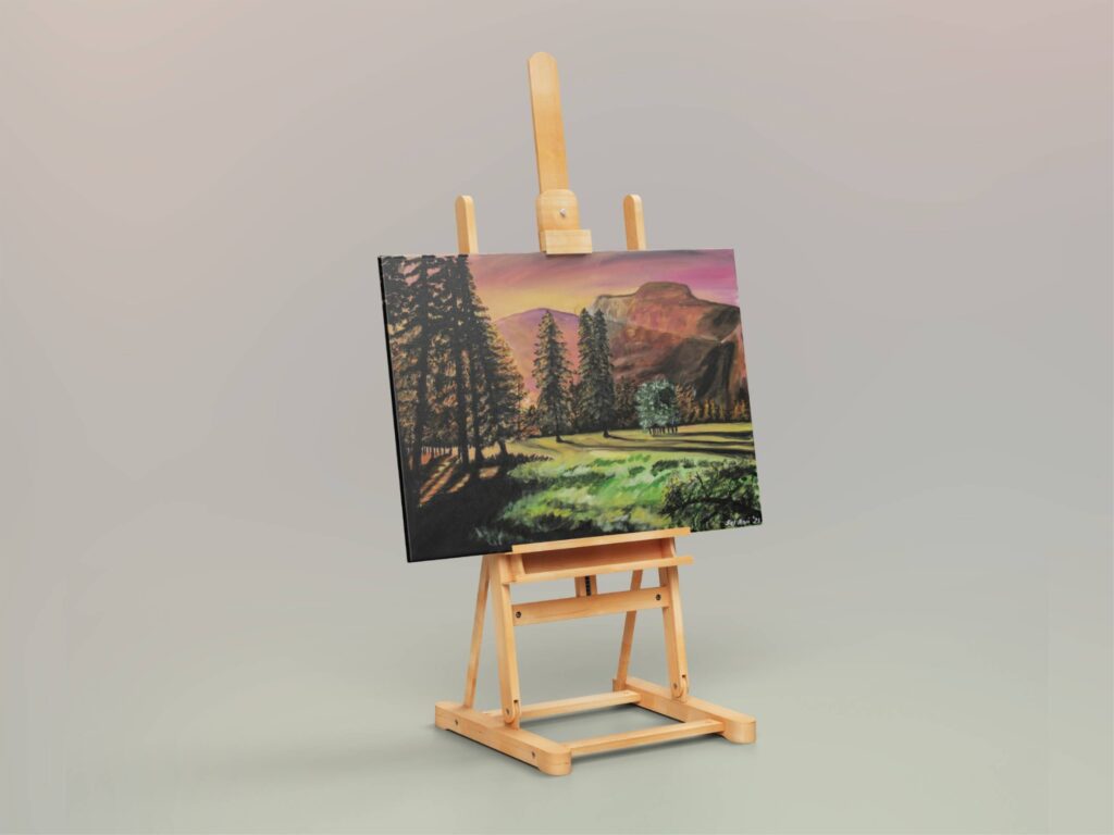 Mockup mit "Sonnenaufgang"