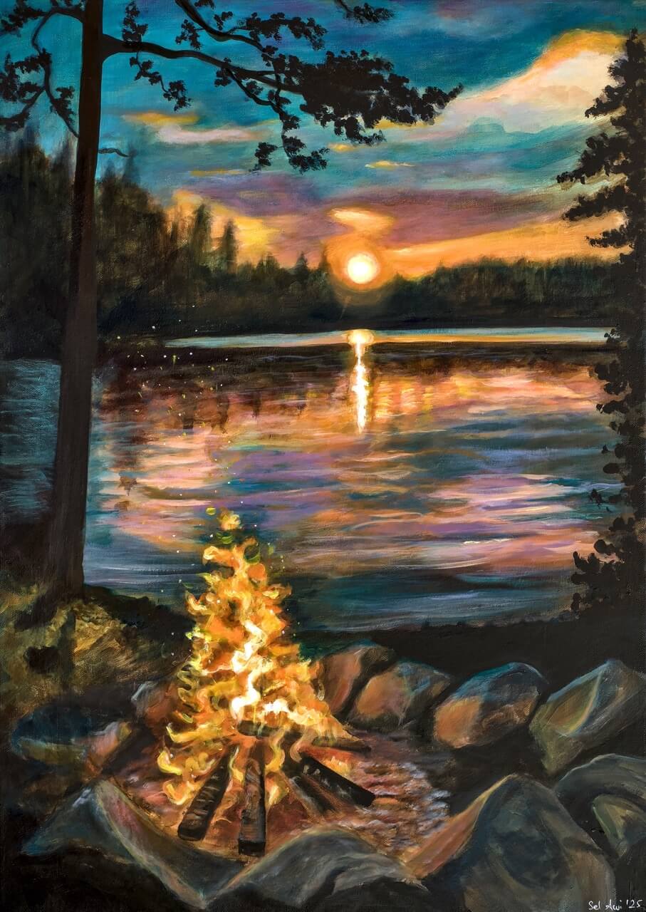 Am Lagerfeuer