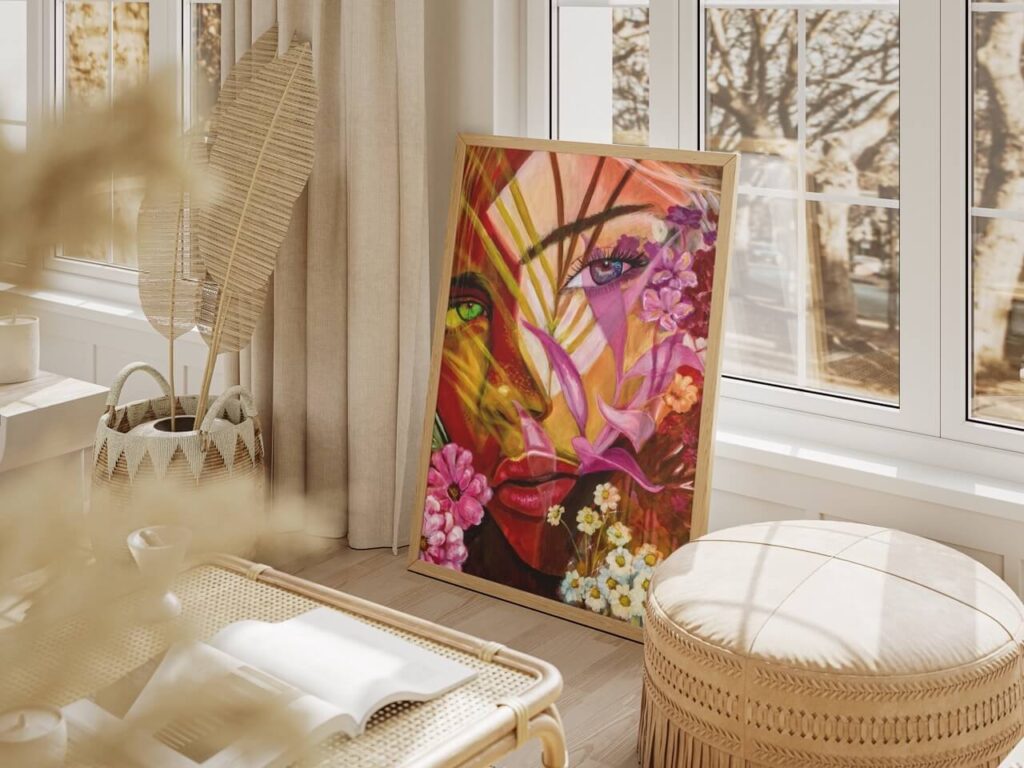 Mockup mit "Durch die Blume"
