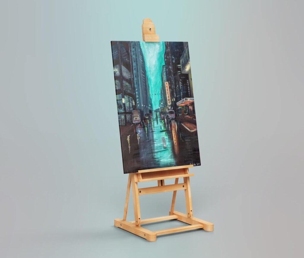 Mockup mit "Der breite Weg"