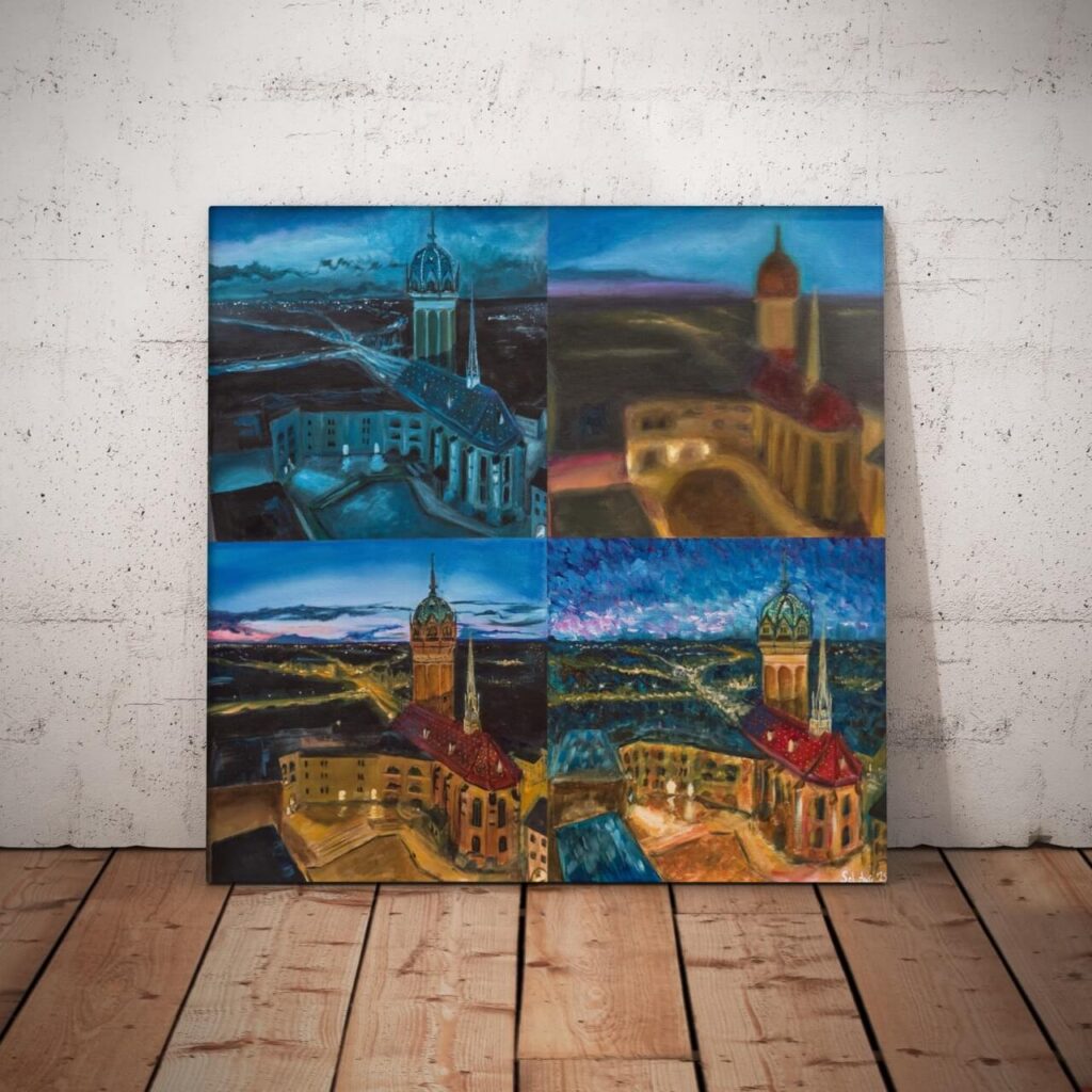 Mockup mit "Schlosskirche Wittenberg"