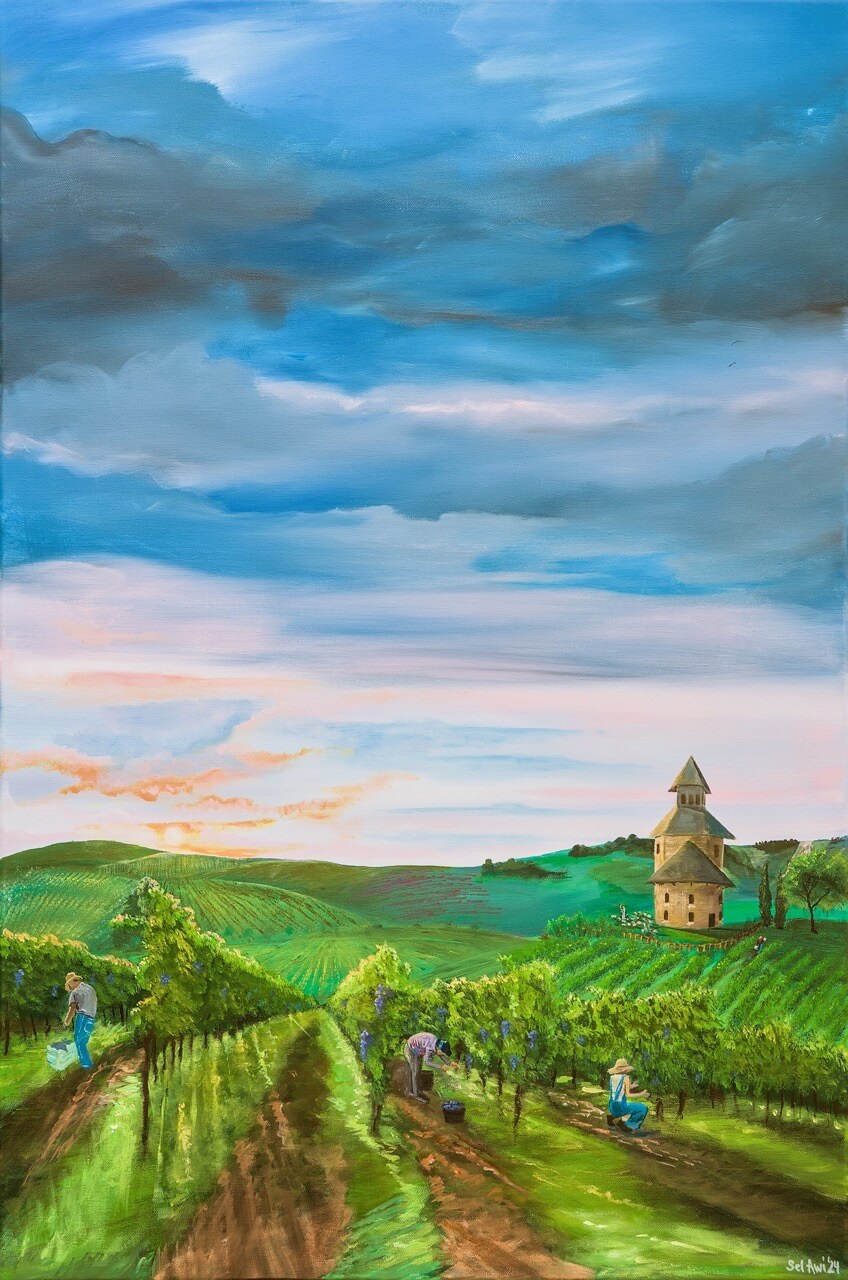 Die Arbeiter im Weinberg