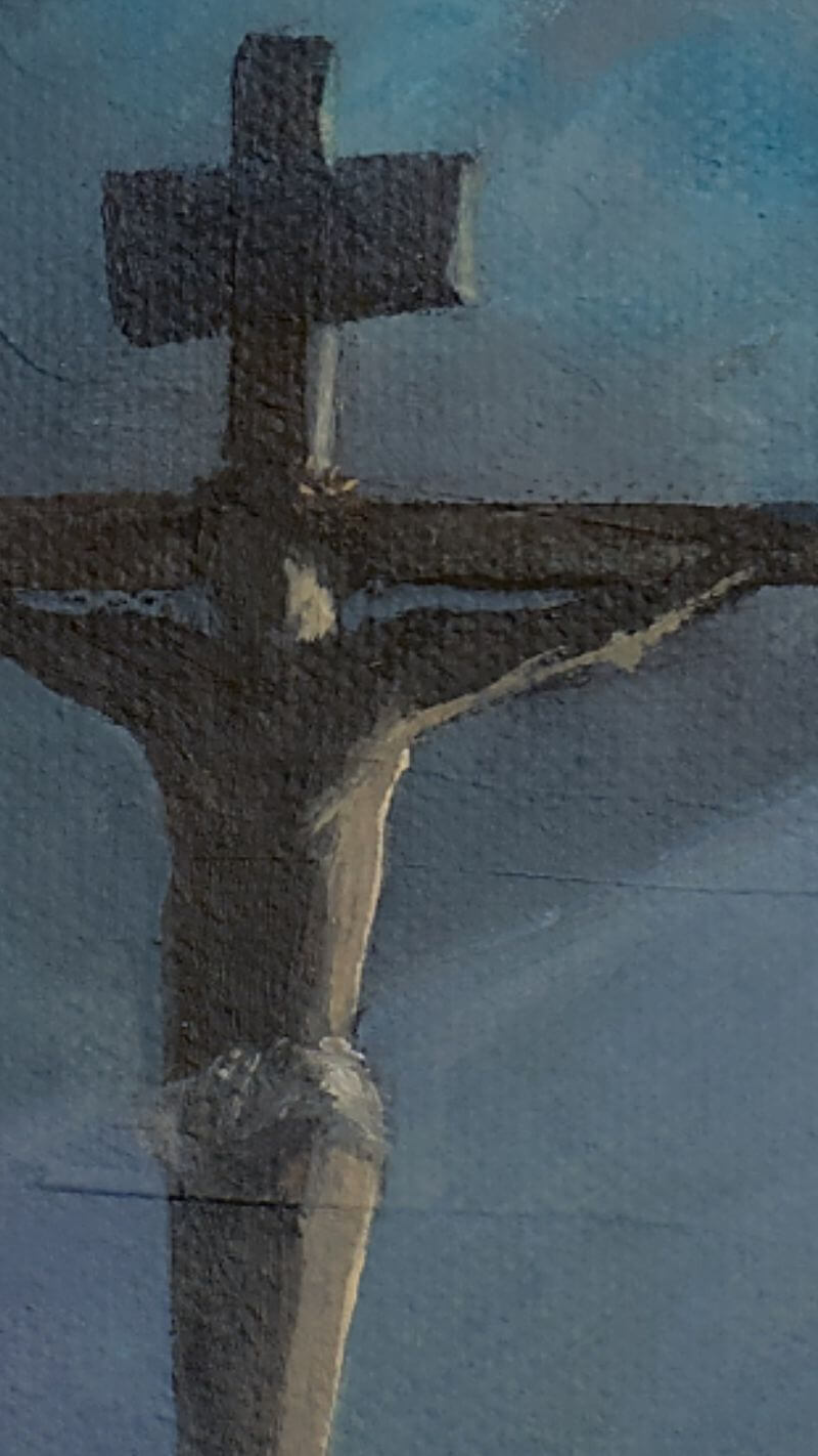Jesus am Kreuz